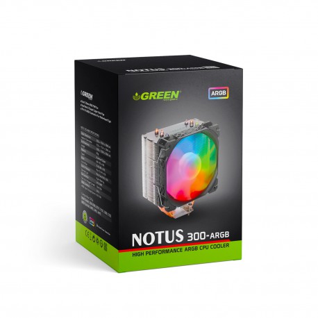 سیستم خنک کننده بادی گرین مدل NOTUS 300ARGB