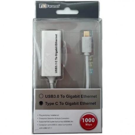 مبدل USB-C به شبکه LAN فرانت مدل FN-UCE1000