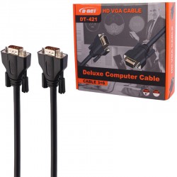 کابل VGA دی نت DT-421 طول 10 متر 
