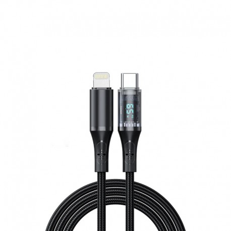 کابل شارژ هترون USB-C به Lightning مدل HC612IDC