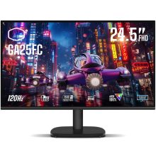 مانیتور گیمینگ کولر مستر مدل GA25FC سایز ۲۵ اینچ با کیفیت Full HD و نرخ تازه‌سازی ۱2۰ هرتز