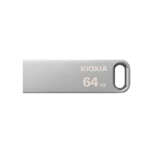 فلش مموری کیوکسیا مدل U366 ظرفیت 64 گیگابایت بدنه استیل مقاوم، رابط USB 3.2 سرعت انتقال بالا و حلقه اتصال آسان