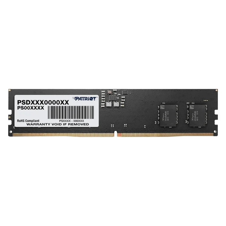 رم کامپیوتر DDR5 تک کاناله 5200 مگاهرتز CL42 پاتریوت ظرفیت 8 گیگابایت
