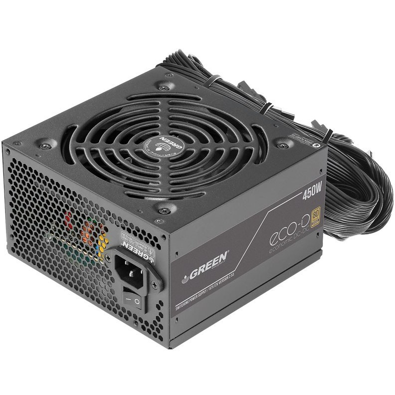 پاور کامپیوتر گرین GP450A-ECO D 80 Plus Bronze توان 450 وات پاور کامپیوتر گرین GP450A-ECO D 80 Plus Bronze توان 450 وات