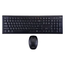 کیبورد و ماوس بی سیم هترون مدل HKCW130