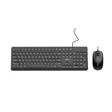 کیبورد و ماوس با سیم هترون مدل HKC215