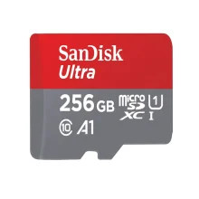 کارت حافظه 256 گیگابایت microSDXC سن دیسک مدل Ultra کلاس A1 استاندارد UHS-I U1