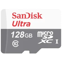 کارت حافظه 128 گیگابایت microSDXC سن دیسک مدل Ultra کلاس 10 استاندارد UHS-I U1