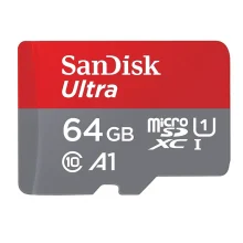 کارت حافظه 64 گیگابایت microSDXC سن دیسک مدل Ultra کلاس A1 استاندارد UHS-I U1