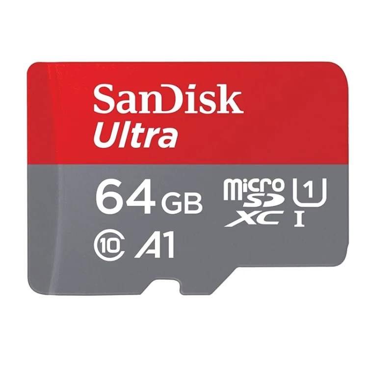 کارت حافظه 64 گیگابایت microSDXC سن دیسک مدل Ultra کلاس A1 استاندارد UHS-I U1