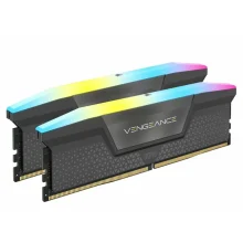 رم کامپیوتر DDR5 دو کاناله 5200 مگاهرتز CL40 کورسیر مدل VENGEANCE RGB  ظرفیت 32 گیگابایت با هیت‌سینک